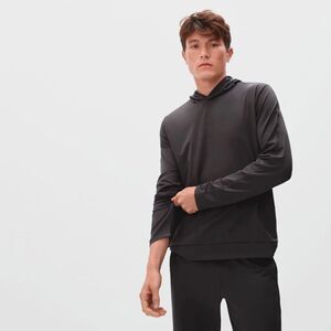Everlane The ReNew Air Hoodie Mens Size XS Charcoal Soft‎ Stretchy Pullover NEW